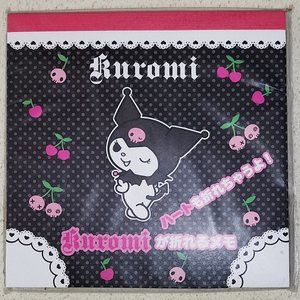 New Sanrio Kuromi Origami memo pad set Japan Rare OOP